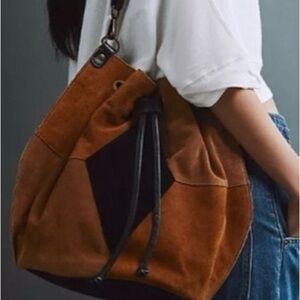 SOLD Free People Brown and Black Suede Women's Bag